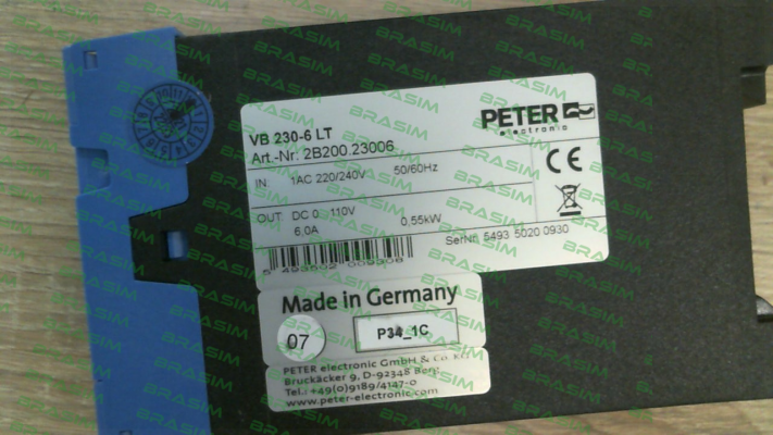 Peter Electronic-P/N: 2B200.23006, Type: VB 230-6LT price