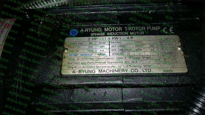 A-Ryung-2 HP (1.5KW) 4P price