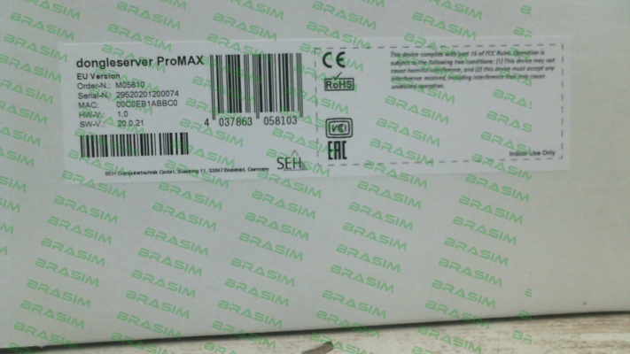 SEH Technology-P/N: SE0036 Type: SEH dongleserver ProMAX price