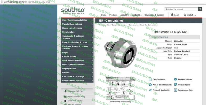 Southco-E5-6-222-UU1 (box)  price