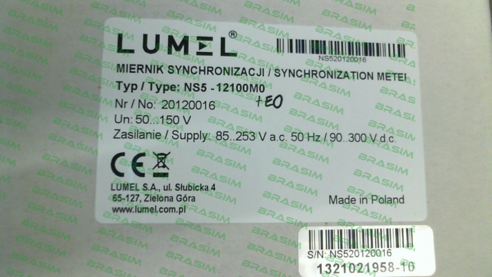 LUMEL-NS5 12100M0 price