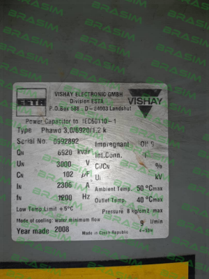 Vishay-3.0/6920/1.2 k price