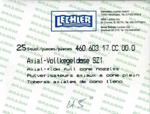 Lechler-490.603.70.CC.00.0 old code/new code 490.603.30.CC price