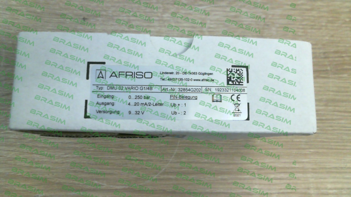 Afriso-DMU 02 Vario 0/250bar G1/4B G2O2 (32854G2O2) price