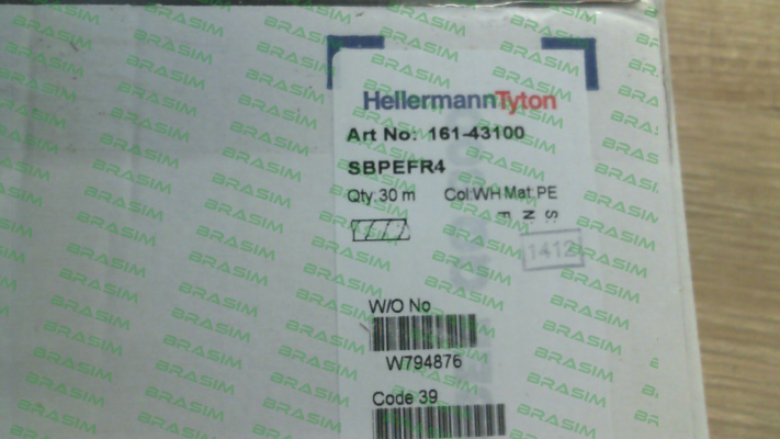 Hellermann Tyton-p/n: 161-43100; Type: SBPEFR4 price