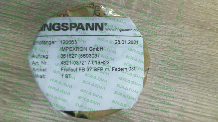 Ringspann-4821-037217-016H23 price