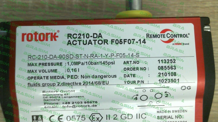 Rotork-PA-RC-210-DA price