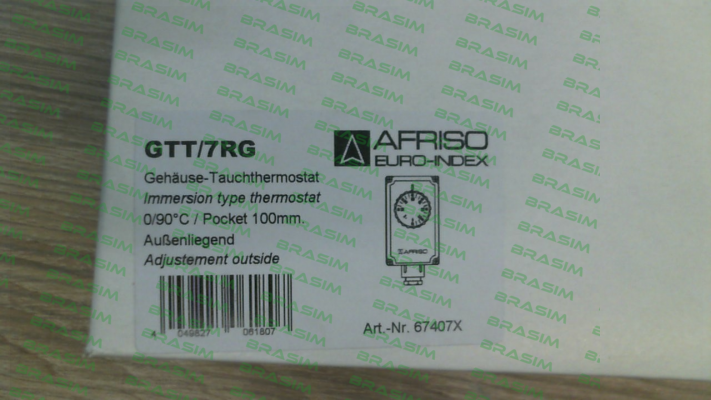 IMIT (Afriso)-Nr.: 67407X Type: GTT/7RG 0/90°C 100mm price