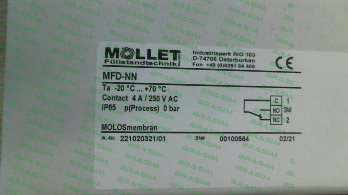 Mollet-MFD-NN price