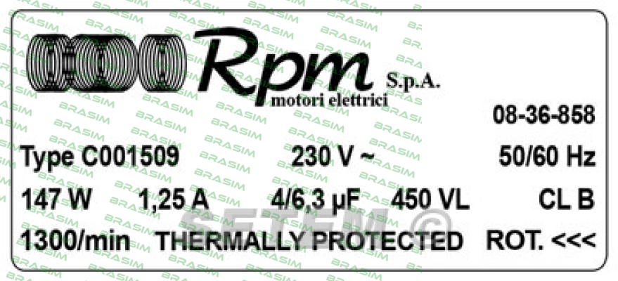 RPM - Motori elettrici-C001509 price