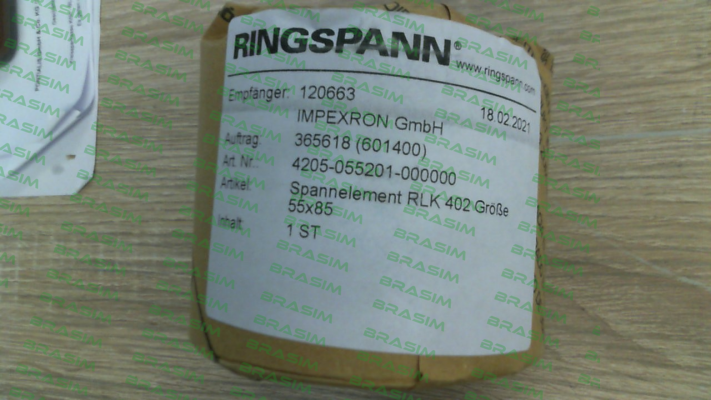 Ringspann-p/n: 4205-055201-000000; Type: RLK 402-55 x 85 price