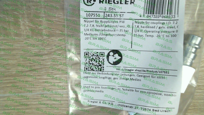 Riegler-107551 / 243.55 ST price