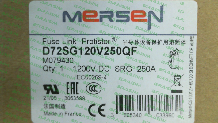 Mersen-D72SG120V250QF (M079430) price