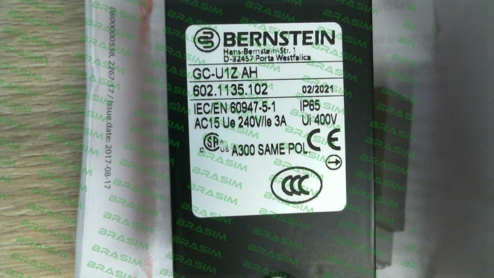 Bernstein-P/N: 6021135102 Type: GC-U1Z AH                    B price