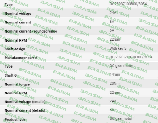 Doga-DO 259.3710.3B.00 / 3054 price