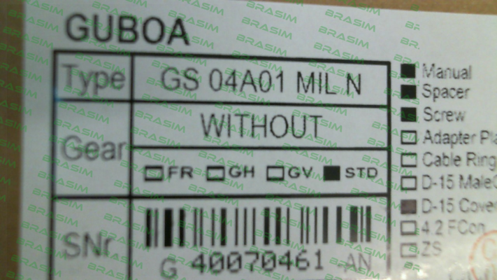 Guboa-GS 04A01-MIL-N price