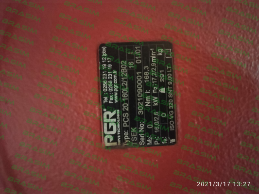 PGR Drive Technologies-PCS20 160L2/12B02 price