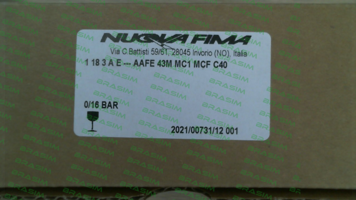 Nuova Fima-183-100-D-000151 price