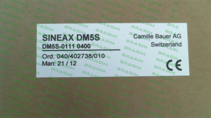 Camille Bauer-Sineax DM5S-0111 0400 price