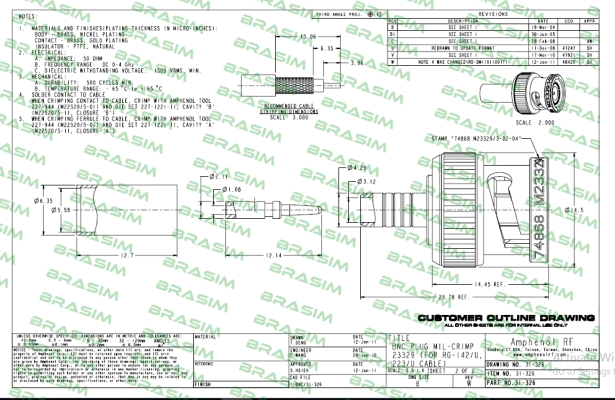 Amphenol-031-326 price