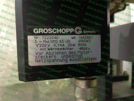 Groschopp-DM2 65-20/E1 (10:1)  price