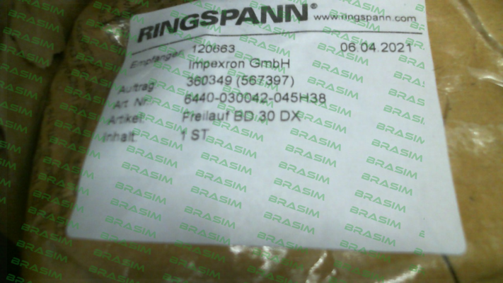 Ringspann-6440-030042-045H38 price