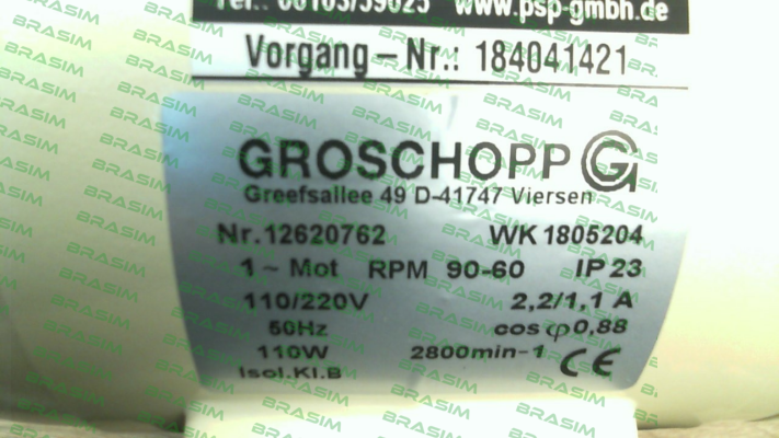 Groschopp-VE31-D-L-25-S i= 10:1, WK 1805204 price