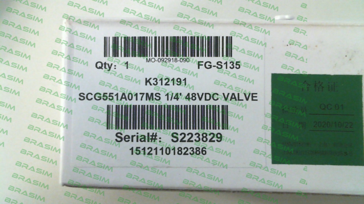 Asco-G551A017MS 48VDC price