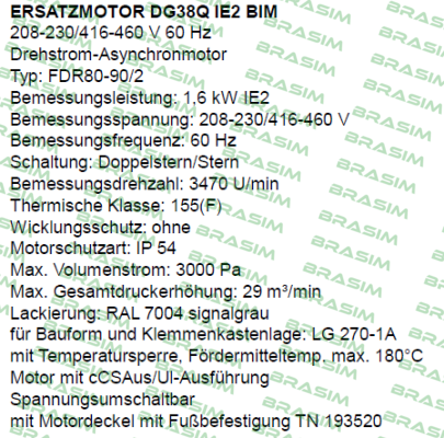 Dietz-Motoren-DG38Q IE2 BIM (FDR80-90/2)  price