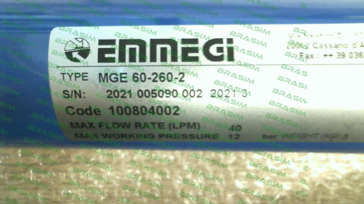 Emmegi-MGE 60-260-2 price