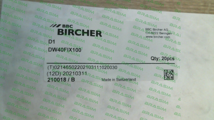 Bircher-210018 / DW40 price