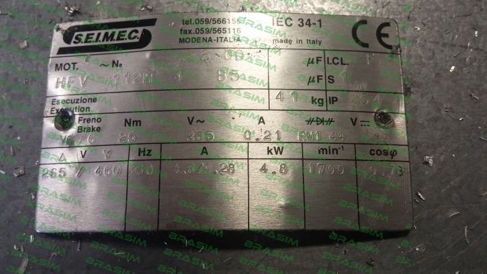 Seimec (Rossi)-HFV 112M 1 B5 obsolete,replaced by HBV 112M 4 265.460-60 B5  price