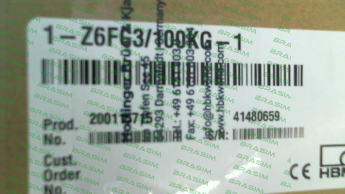 Hbm-1-Z6FC3/100KG-1 price