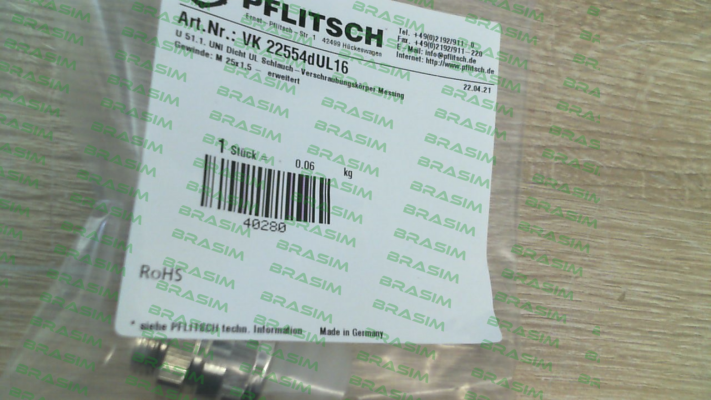 PFLITSCH-VK 22554dUL16 price