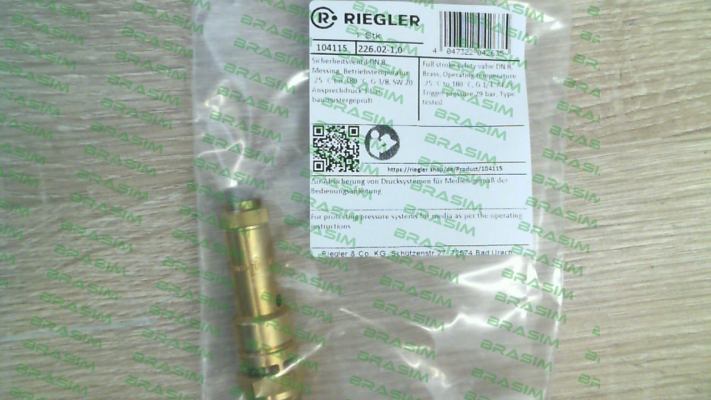 Riegler-104115 / 226.02-1,0 price