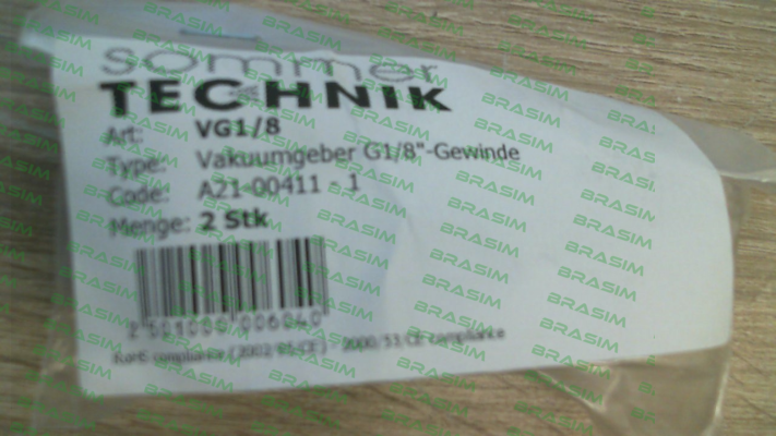 Sommer Technik-VG1/8 price