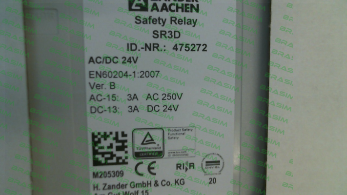 ZANDER AACHEN-475272 / SR3D AC/DC 24V price