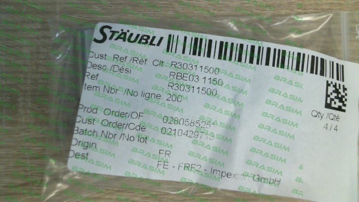 Staubli-RBE03.1150 price