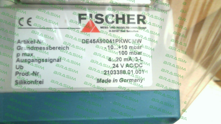 Fischer Mess Regeltechnik-Art. Nr.: DE45A90041PKWCMW price