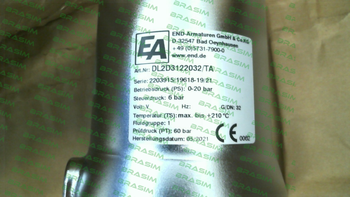 End Armaturen-DL2D3122032/TA price