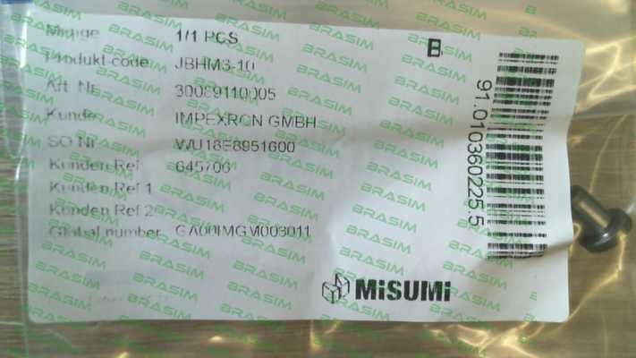 Misumi-JBHM3-10 price