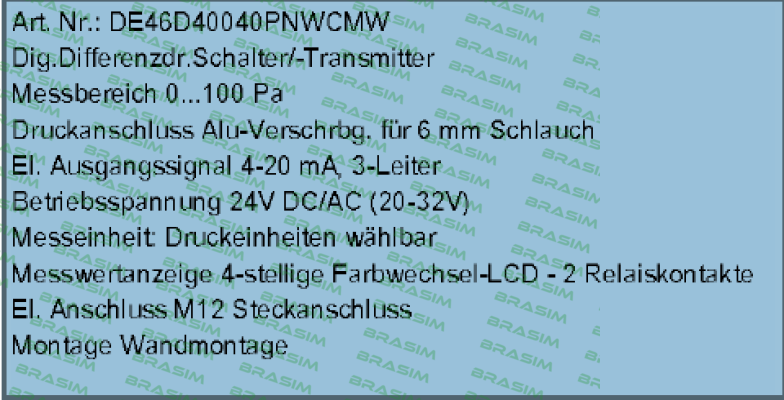 Fischer-DE46D40040PNWCMW  price