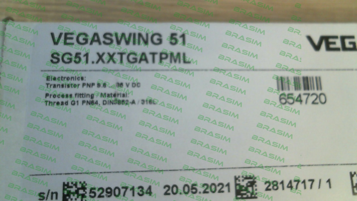 Vega-P/N: SG51.XXTGATPML, Type: VEGASWING 51 price