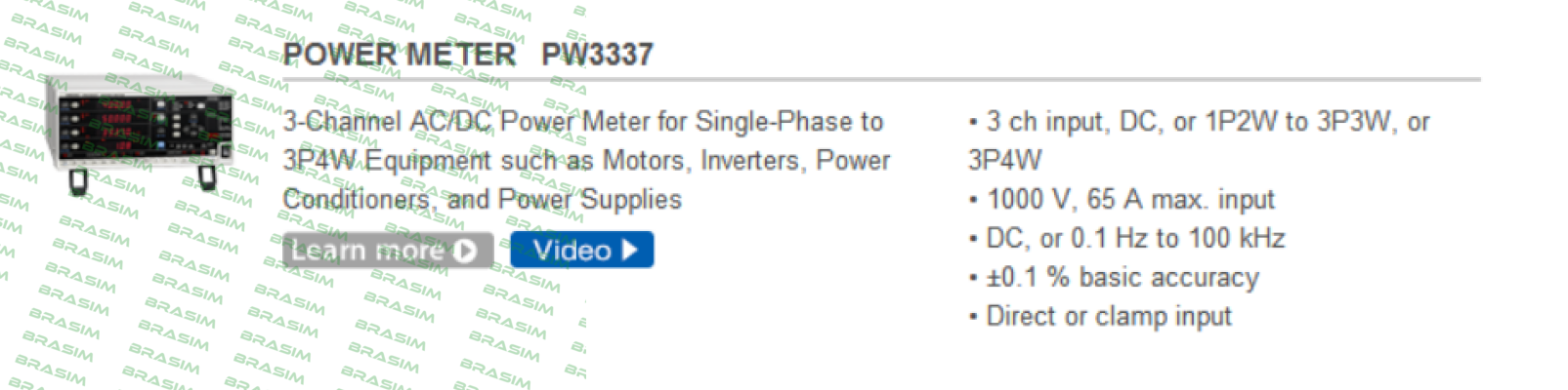 Hioki-Hioki PW3337  price