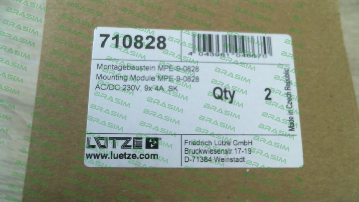 Luetze-710828 / MPE-9 250V KL price