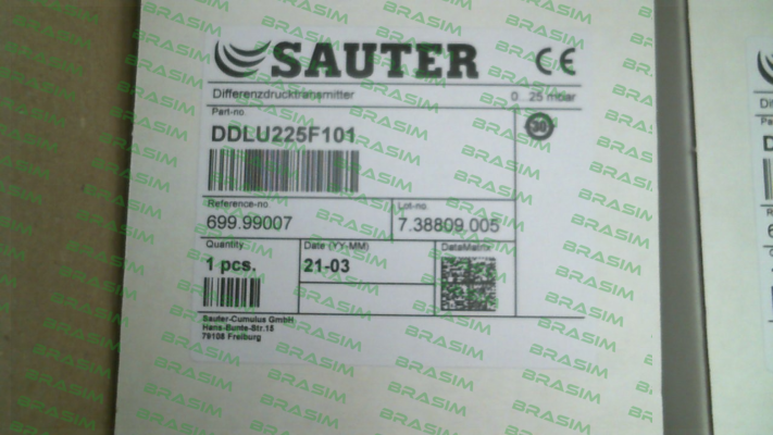 Sauter-DDLU225F101 price