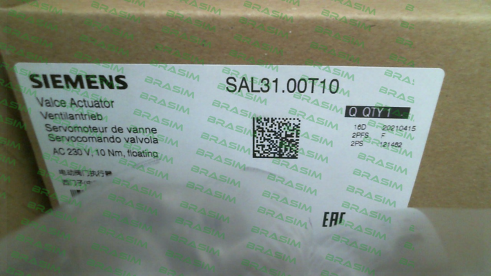 Siemens (Landis Gyr)-SAL31.00T10 (131033) price