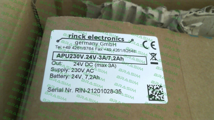 Rinck Electronic-APU230V.24V-3A/7,2Ah price