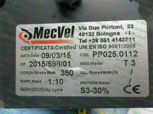 Mecvel-PP025.0112 price