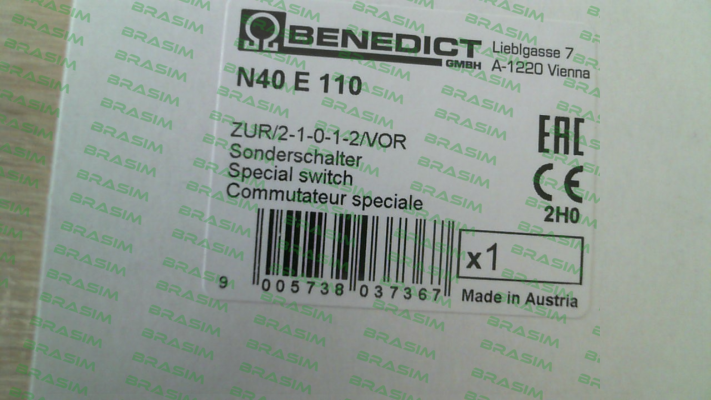 Benedict-N40 E 110 price